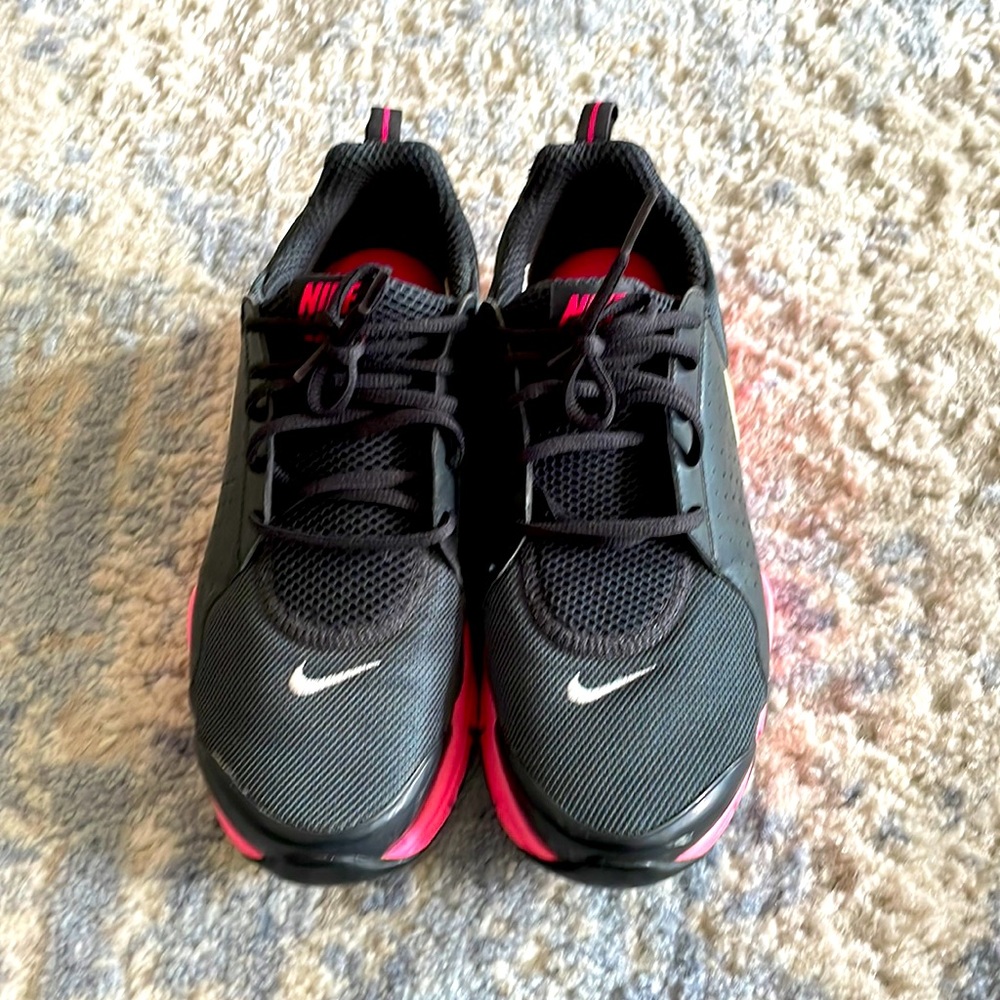 Dawn gray and pink memory foam Nike